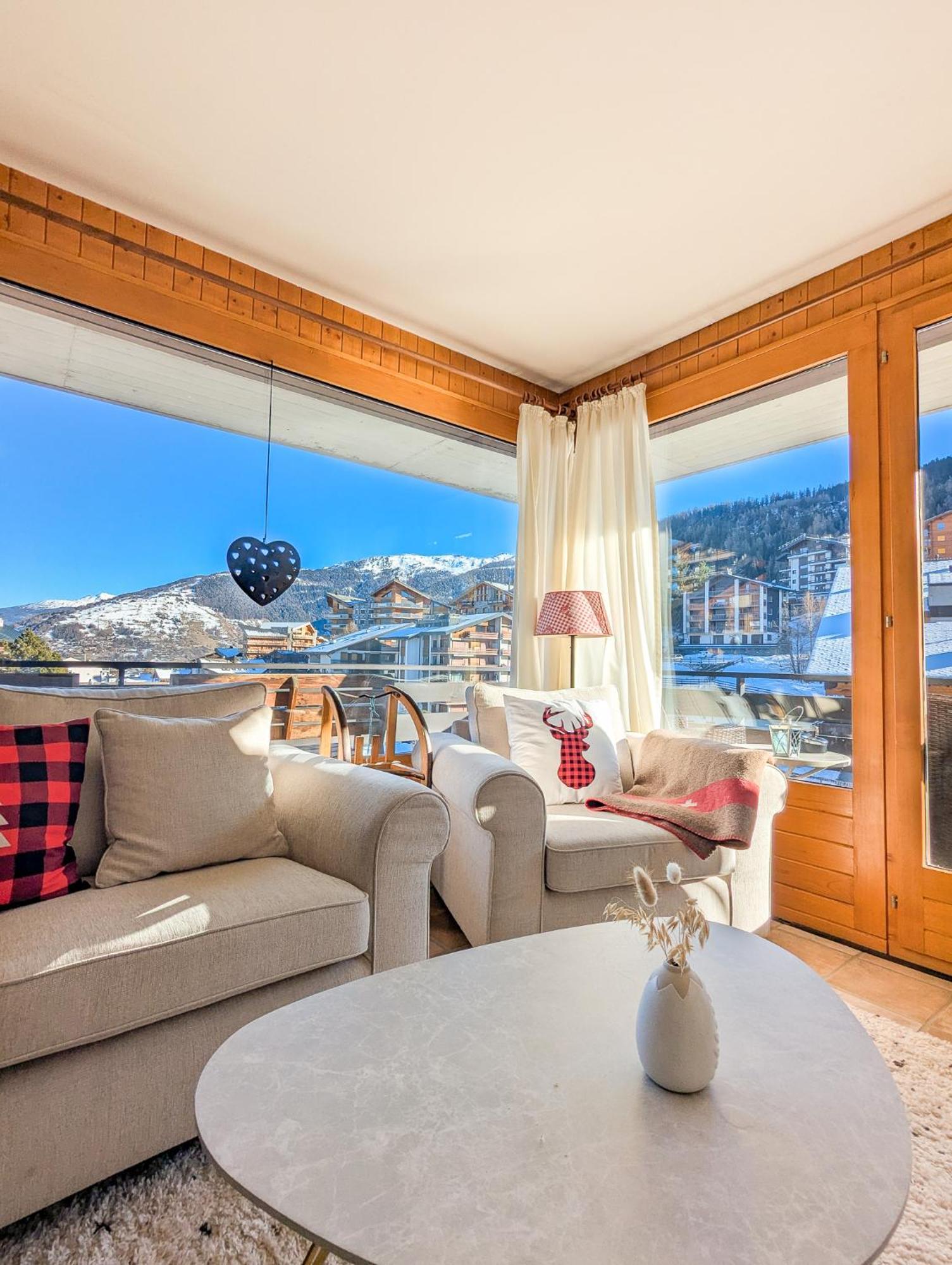 Center Of Nendaz ! Apartment 3 Rooms With Balcony Ngoại thất bức ảnh